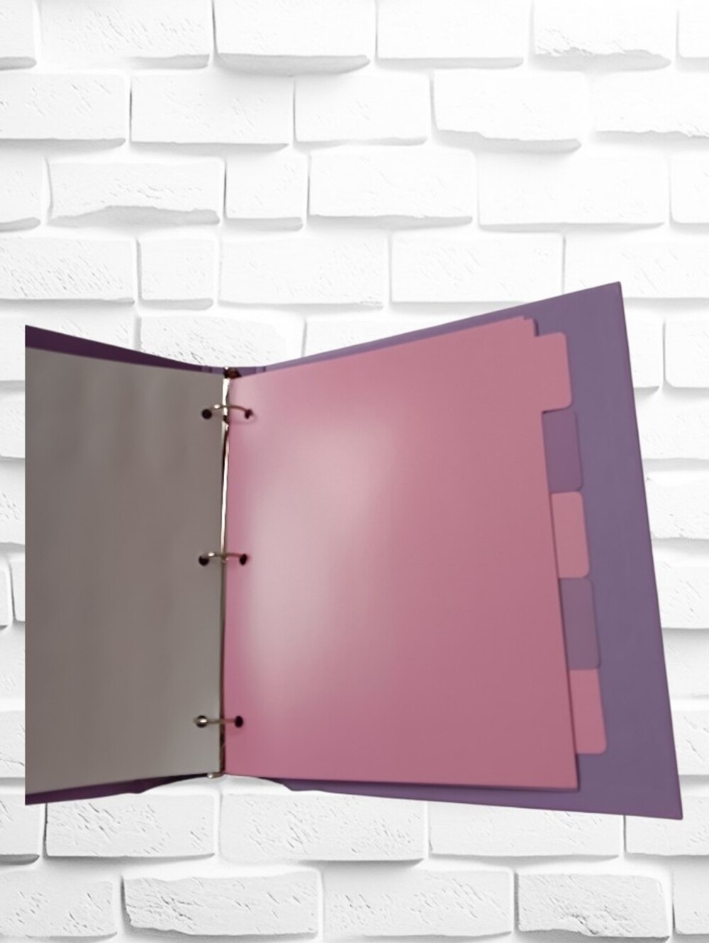 Clipboard 1in Binder in Purple - Picture 4 of 9